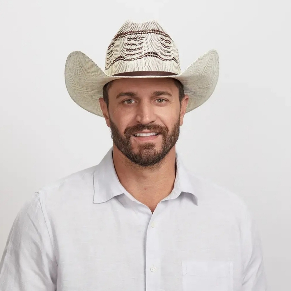 Bengora Western Cowboy Straw Hat